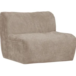 Bank Baggy 1-zits, Chenille, kleur Zand