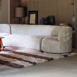 Bank Combi-Popular Bank+2 fauteuils, 290cm, Chenille