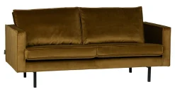 Bank Rodeo 2,5 zits, Velvet, kleur Honey (geel)