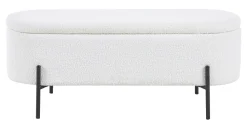 Bankje Clent Bouclé, 110cm