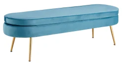 Bankje Ignacio Velvet, 143cm