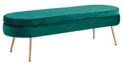 Bankje Ignacio Velvet, 143cm