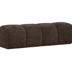 Bankje Mojo Geweven Rib, kleur Bruin