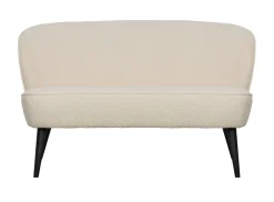 Bankje Sara Bouclé, kleur Crème