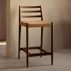 Barkruk Analy Eiken (zithoogte 65cm)