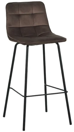 Barkruk Bistro Velvet (zithoogte 78cm)