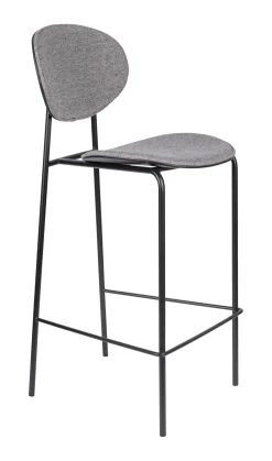 Barkruk Dina zithoogte 66cm, kleur Grijs