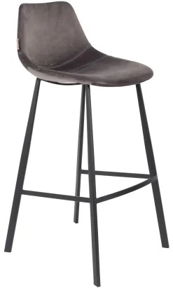 Barkruk Franky Velvet (zithoogte 80cm)