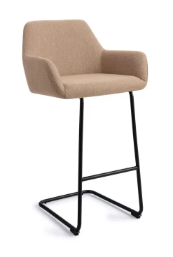 Barkruk Hiroo Arch Black (zithoogte 76cm)