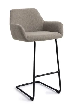 Barkruk Hiroo Arch Black (zithoogte 76cm)