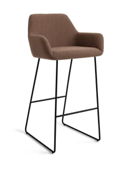 Barkruk Hiroo Slide Black (zithoogte 75cm)