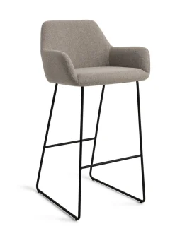 Barkruk Hiroo Slide Black (zithoogte 75cm)