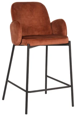 Barkruk Jari Velvet (zithoogte 65cm)