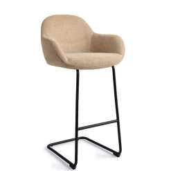 Barkruk Kushi Arch Black (zithoogte 78cm)