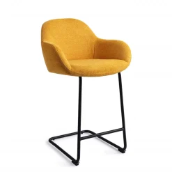 Barkruk Kushi Arch Black (zithoogte 68cm)