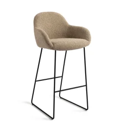 Barkruk Kushi Slide Black (zithoogte 77cm)