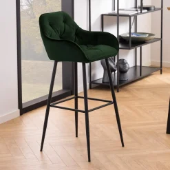 Barkruk Loren Velvet (zithoogte 79cm)