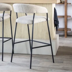 Barkruk Luka Bouclé (zithoogte 68cm)