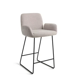 Barkruk Misaki Slide Black (zithoogte 65cm)