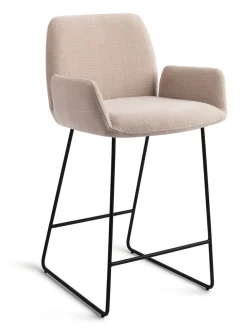 Barkruk Misaki Slide Black (zithoogte 65cm)