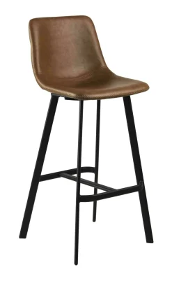 Barkruk Novi PU, kleur Bruin