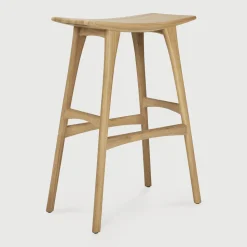 Barkruk Osso Hout (zithoogte 78cm)