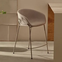 Barkruk Yvette kleur Beige (zithoogte 65cm)