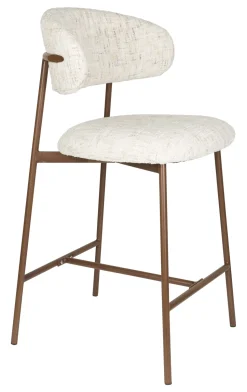 Barstoel Arlena Geweven stof (zithoogte 65cm)