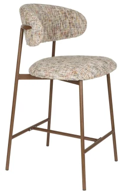 Barstoel Arlena Geweven stof (zithoogte 65cm)