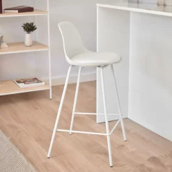 Barstoel Brighter (zithoogte 65cm), kleur Wit