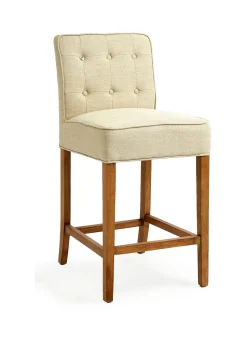 Barstoel Cape Breton Linen, kleur Flax