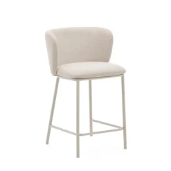 Barstoel Ciselia Chenille (zithoogte 65cm)