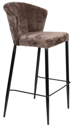 Barstoel Georgia Chenille (zithoogte 75cm)