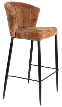 Barstoel Georgia Chenille (zithoogte 75cm)