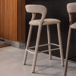 Barstoel Noble Geweven stof (zithoogte 71cm)