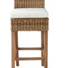 Barstoel Rustic Rattan (zithoogte 78cm)