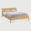 Bed Air Geolied Eikenhout, kleur Naturel