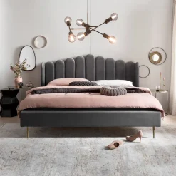 Bed Harrell Velvet, 180 x 200cm