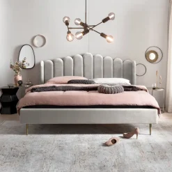 Bed Harrell Velvet, 180 x 200cm