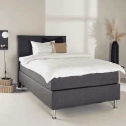 Bed Jacquise 120 x 200cm, kleur Donkergrijs