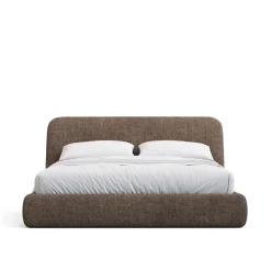 Bed Martina Bouclé, kleur Bruin