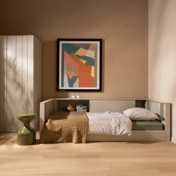 Bedbank Carter Grenenhout, 90 x 200cm