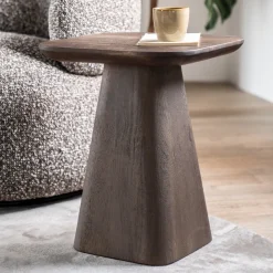 Bijzettafel Aron Mangohout, 40 x 40cm