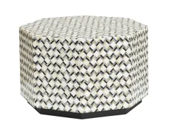 Bijzettafel Brendola Bone inlay, 60 x 60cm