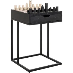 Bijzettafel Davos Marmer, Met 1 lade