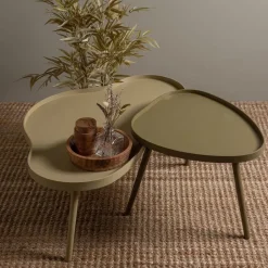 Bijzettafel Mae Set van 2 stuks Organisch