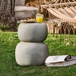 Bijzettafel Oda Betonlook, 41 x 35cm