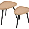 Bijzettafel Torri Kurk, Set van 2 stuks