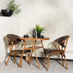 Bistroset Alesia kleur Bruin