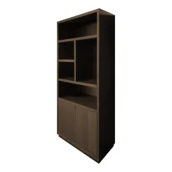 Boekenkast Oakura 220x100cm, kleur Bruin